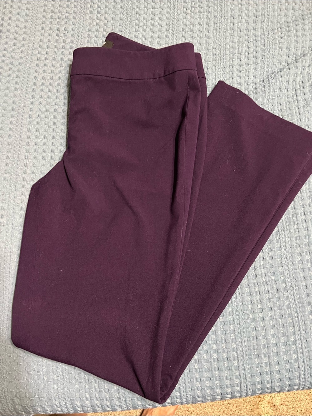 Nine West Plum Boot-Cut Ponte Pants